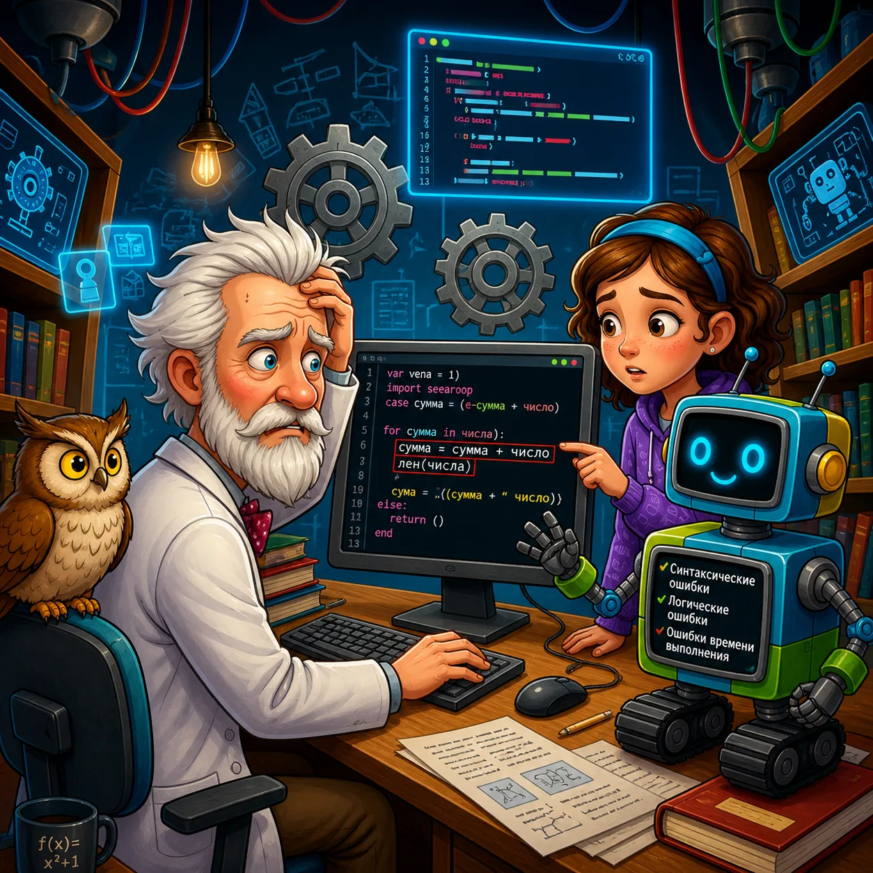 Отладка: синтаксические, логические и runtime-ошибки