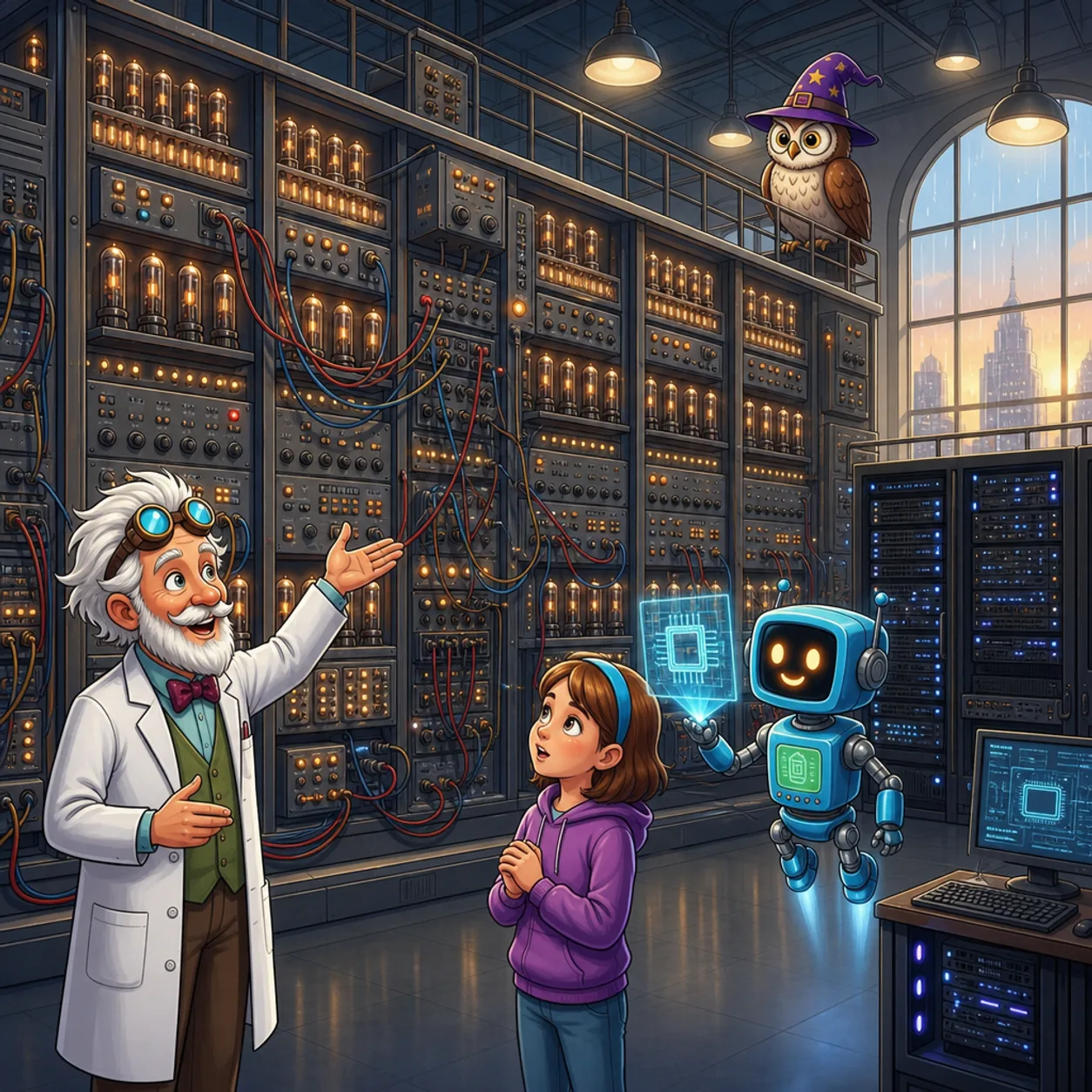 ENIAC и эволюция: гигантский компьютер на лампах и современный сервер